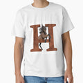 H Is Horse T-Shirt - Minimalist Print Men Women - T-Shirt, Sweatshirt, Hoodie