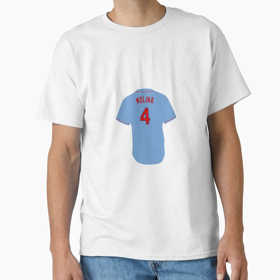 Yadier Molina Jersey T-Shirt - Custom Art Print for Adults - T-Shirt, Sweatshirt, Hoodie