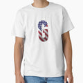 Letter G Patriotic Art American Flag T-Shirt - Novelty Apparel for Adults - T-Shirt, Sweatshirt, Hoodie
