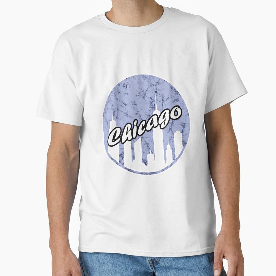 Chicago City Skyline T-Shirt - Streetwear Style Men Women - T-Shirt, Sweatshirt, Hoodie