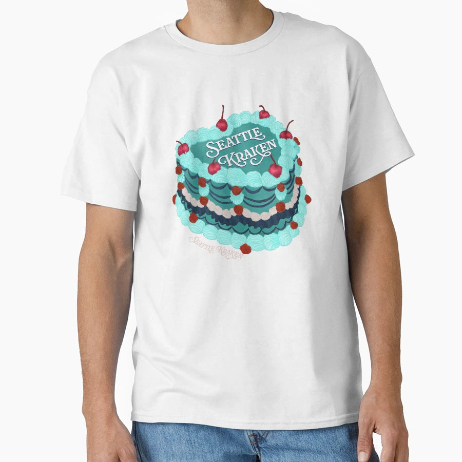 Cake Seattle Hockey T-Shirt - Aesthetic Graphic Unisex - T-Shirt, Sweatshirt, Hoodie