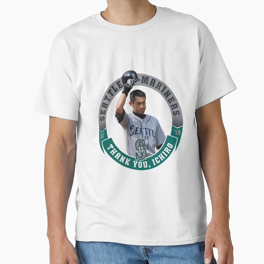 Ichiro Suzuki T-Shirt - Trendy Graphic Unisex - T-Shirt, Sweatshirt, Hoodie