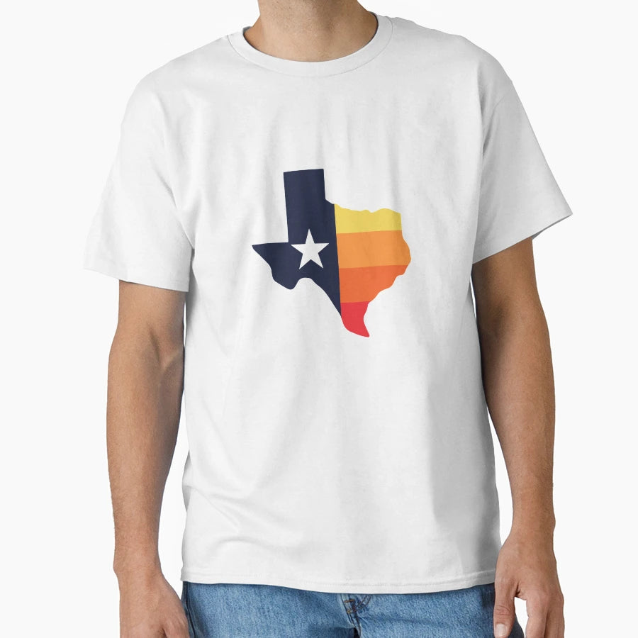 Texas Stros Sunrise T-Shirt - Fun Novelty Design Men Women - T-Shirt, Sweatshirt, Hoodie