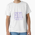 Atl Atlanta Georgia Ga Airport Code T-Shirt - Custom Art Print Unisex - T-Shirt, Sweatshirt, Hoodie