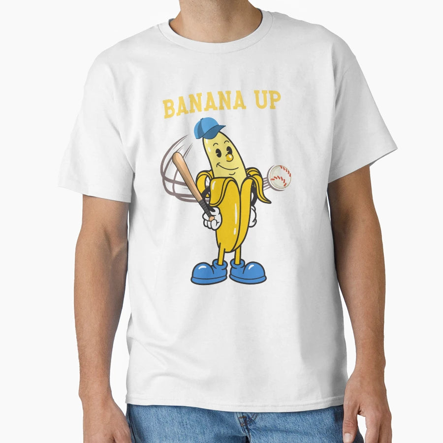 Banana Baseball T-Shirt - Fun Novelty Design Men Women - T-Shirt, Sweatshirt, Hoodie