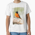 Baltimore Oriole Portrait T-Shirt - Custom Art Print Unisex - T-Shirt, Sweatshirt, Hoodie