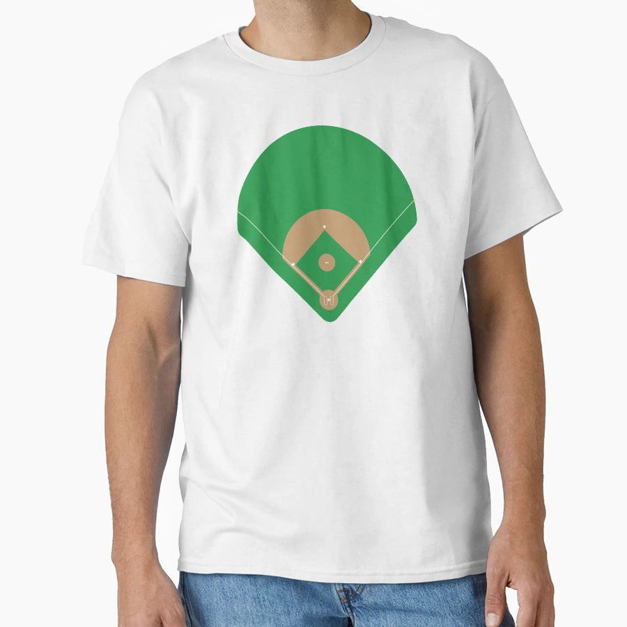 Baseball Field Play Ball T-Shirt - Fun Novelty Design for Adults - T-Shirt, Sweatshirt, Hoodie