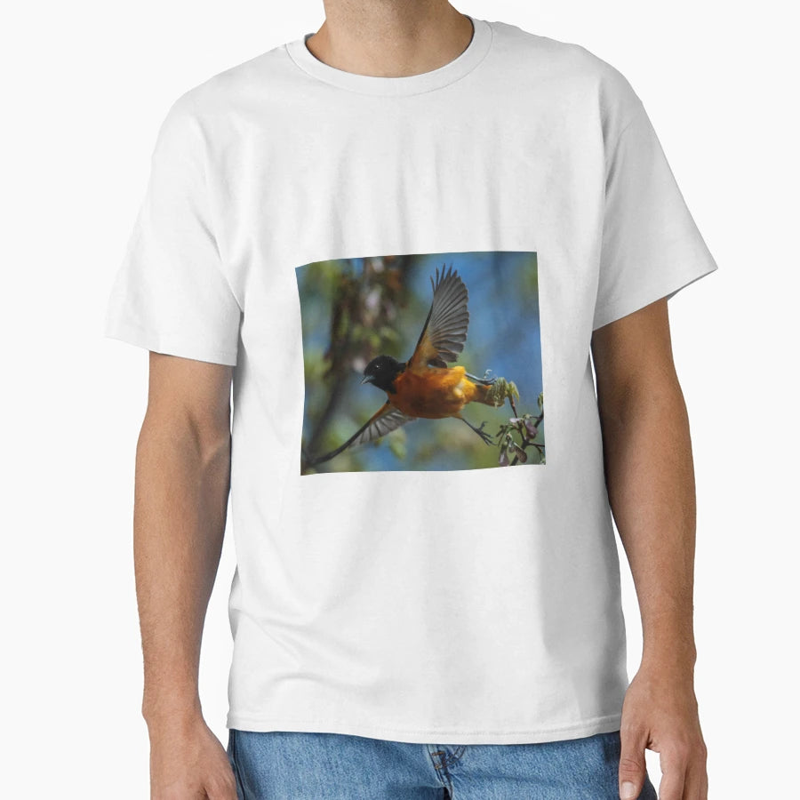 Oriole Flight T-Shirt - Custom Art Print Men Women - T-Shirt, Sweatshirt, Hoodie