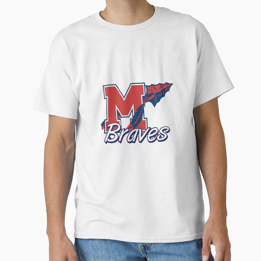 Manalapan High School Braves T-Shirt - Fun Novelty Design Unisex - T-Shirt, Sweatshirt, Hoodie