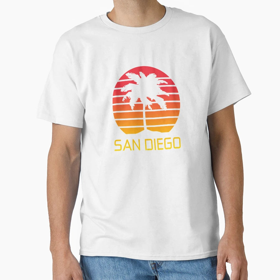 San Diego Sunset T-Shirt - Aesthetic Graphic for Adults - T-Shirt, Sweatshirt, Hoodie
