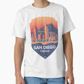 San Diego Badge T-Shirt - Trendy Graphic Unisex - T-Shirt, Sweatshirt, Hoodie