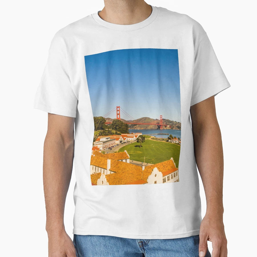 Golden Gate Bridge T-Shirt - Trendy Graphic for Adults - T-Shirt, Sweatshirt, Hoodie