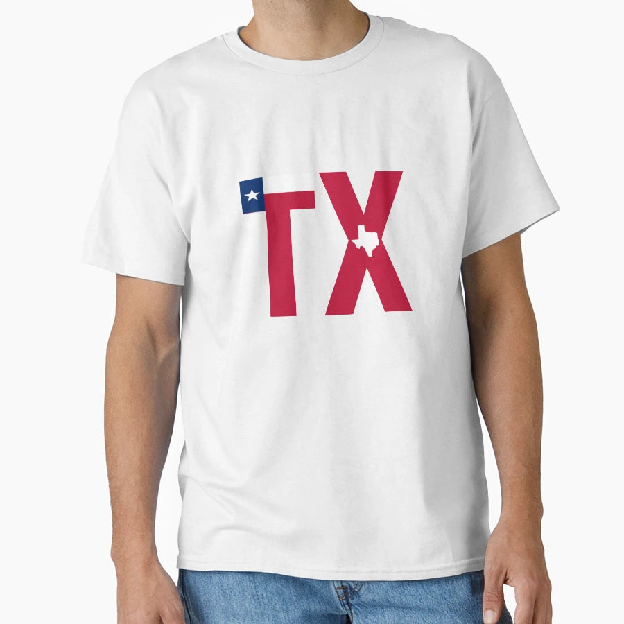 Tx Texas State T-Shirt - Minimalist Print for Adults - T-Shirt, Sweatshirt, Hoodie