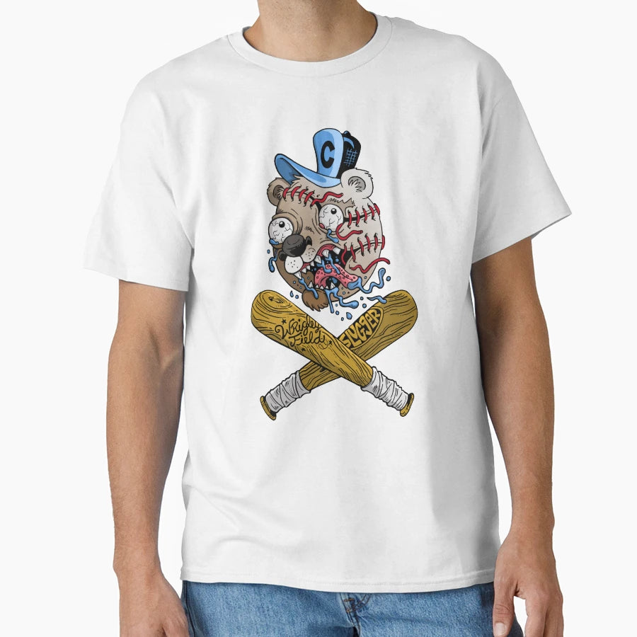 Go Chicago Baseball T-Shirt - Aesthetic Graphic for Adults - T-Shirt, Sweatshirt, Hoodie