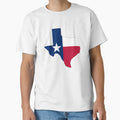 Texas Flag T-Shirt - Minimalist Print Unisex - T-Shirt, Sweatshirt, Hoodie
