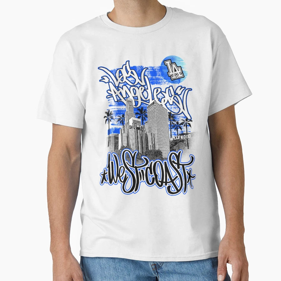 Los Angeles Buildings T-Shirt - Casual Everyday Wear for Adults - T-Shirt, Sweatshirt, Hoodie