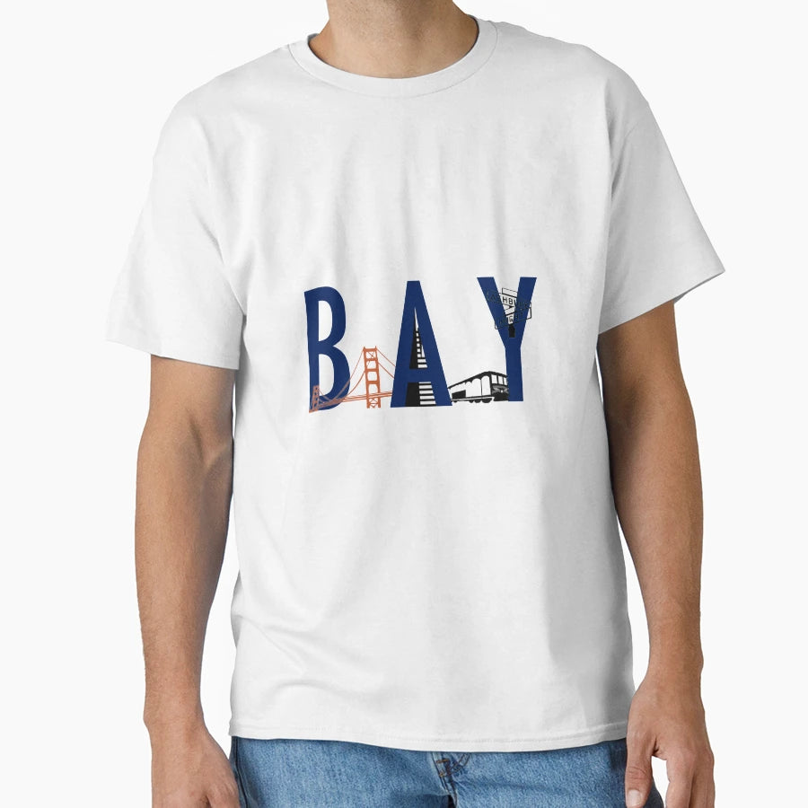 Bay Area Landmarks T-Shirt - Custom Art Print for Adults - T-Shirt, Sweatshirt, Hoodie