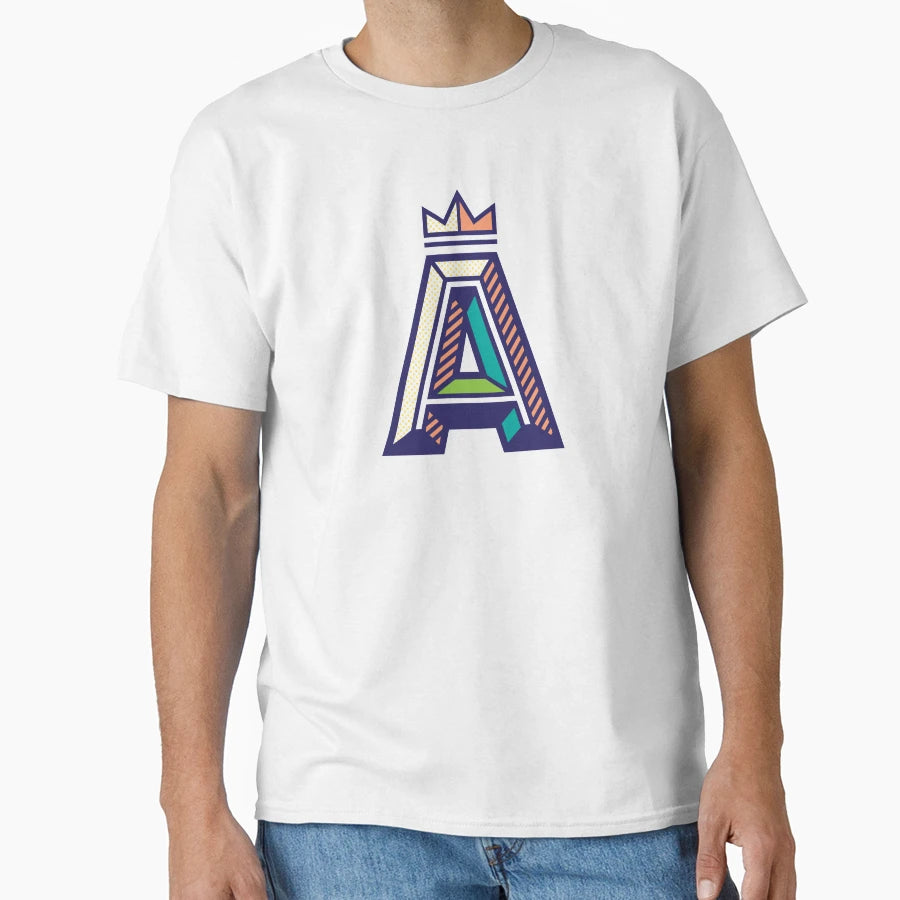 Crowned Initial T-Shirt - Fun Novelty Design Unisex - T-Shirt, Sweatshirt, Hoodie