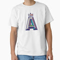 Crowned Initial T-Shirt - Fun Novelty Design Unisex - T-Shirt, Sweatshirt, Hoodie