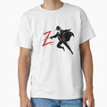 Zorro Dynamic Z Sword Slash Art T-Shirt - Aesthetic Graphic for Adults - T-Shirt, Sweatshirt, Hoodie