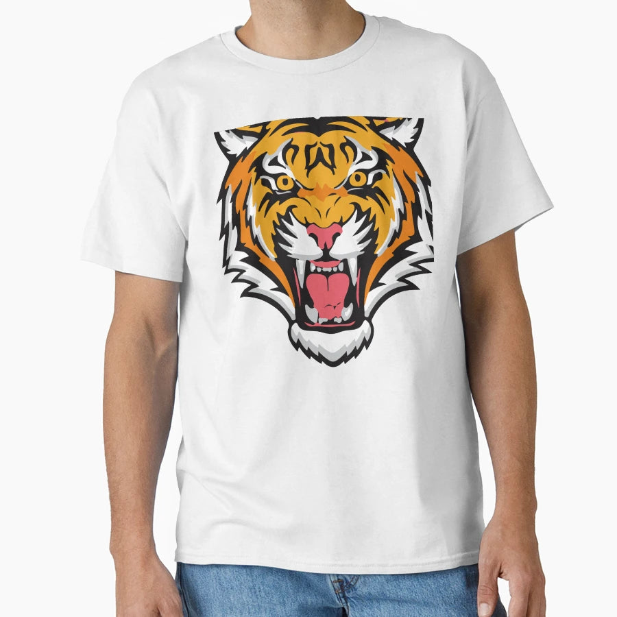 Tiger Roar Anime T-Shirt - Graphic Print Men Women - T-Shirt, Sweatshirt, Hoodie