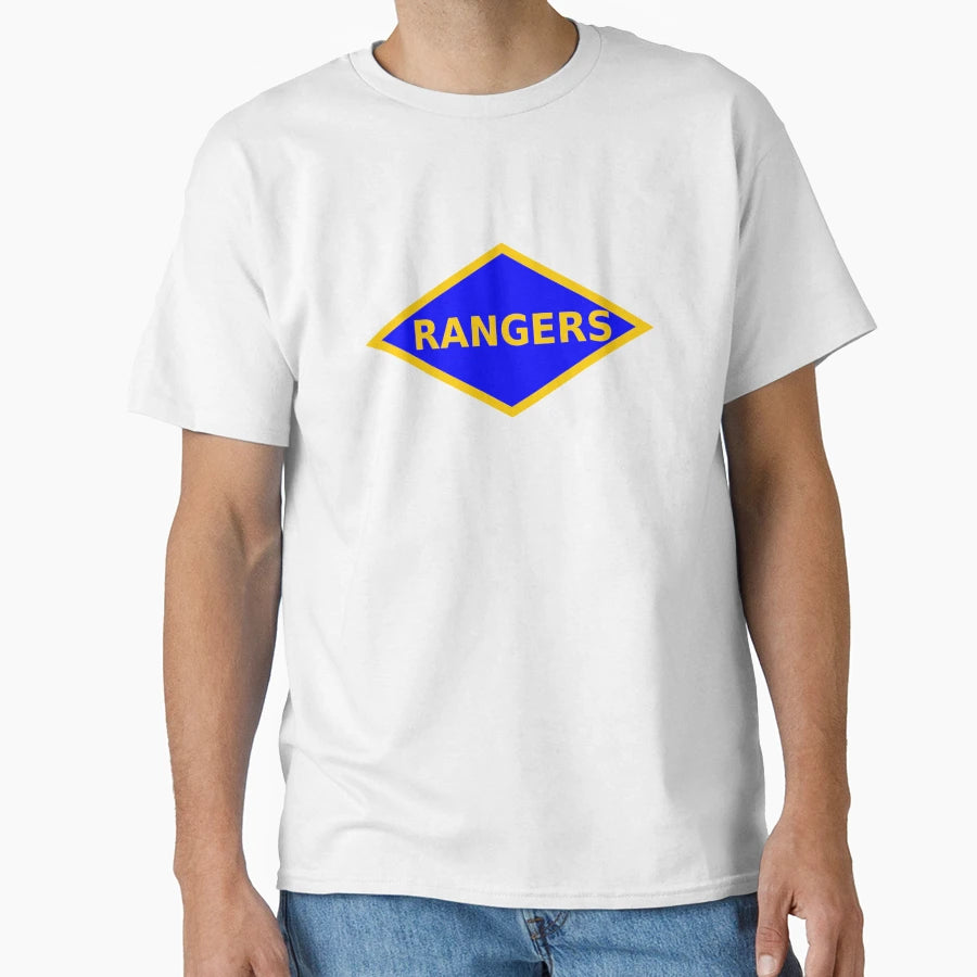 Wwii Rangers Patch T-Shirt - Novelty Apparel for Adults - T-Shirt, Sweatshirt, Hoodie