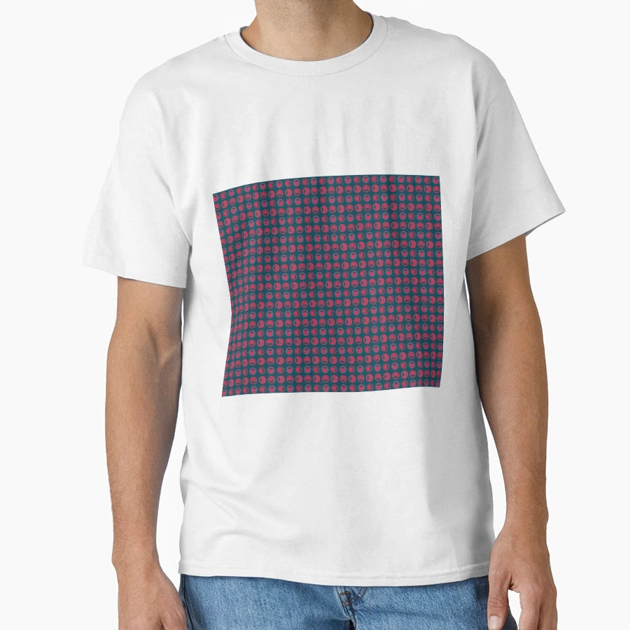 Strawberry Circles Pattern T-Shirt - Aesthetic Graphic Unisex - T-Shirt, Sweatshirt, Hoodie