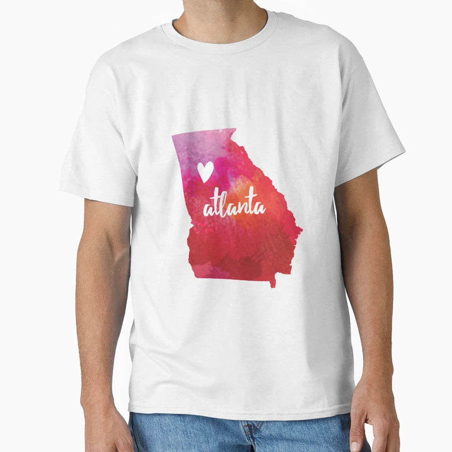 Atlanta Georgia T-Shirt - Novelty Apparel for Adults - T-Shirt, Sweatshirt, Hoodie