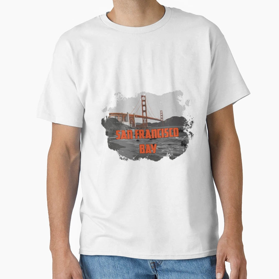 San Francisco Bay T-Shirt - Fun Novelty Design for Adults - T-Shirt, Sweatshirt, Hoodie