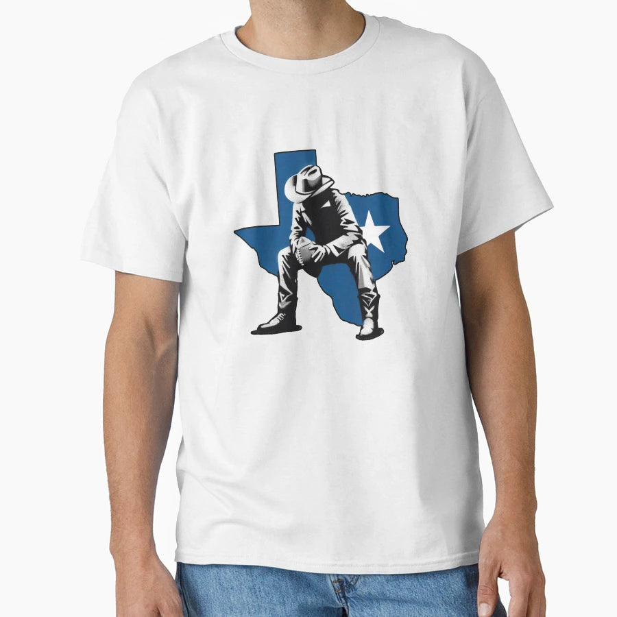 Texas Cowboy T-Shirt - Graphic Print Unisex - T-Shirt, Sweatshirt, Hoodie