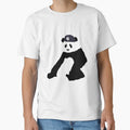 Panda No Brim T-Shirt - Custom Art Print Unisex - T-Shirt, Sweatshirt, Hoodie