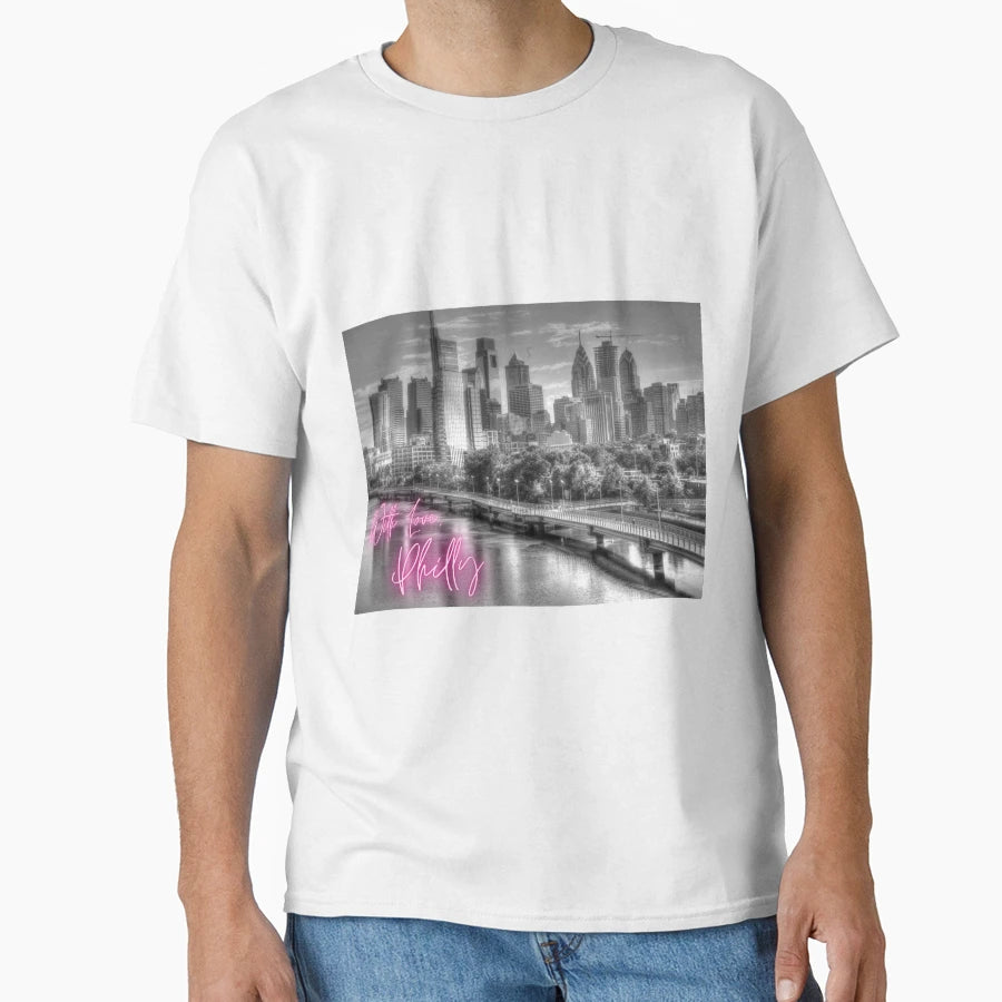 Philadelphia Love T-Shirt - Custom Art Print Unisex - T-Shirt, Sweatshirt, Hoodie