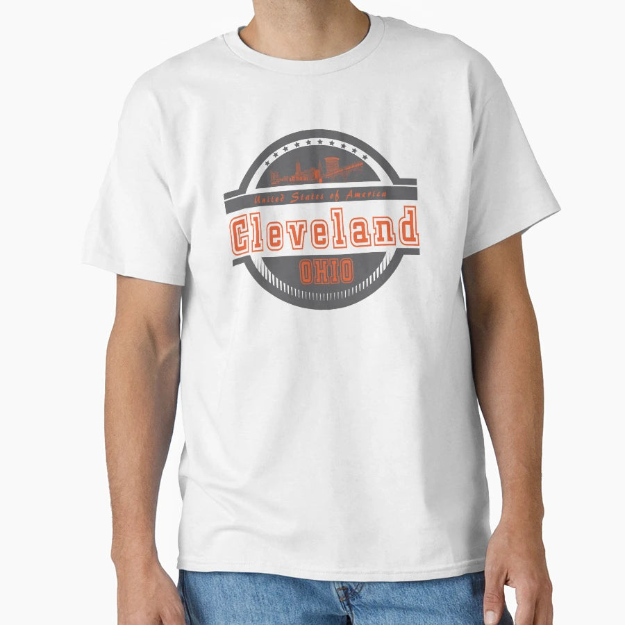 Cleveland Ohio United States T-Shirt - Casual Everyday Wear for Adults - T-Shirt, Sweatshirt, Hoodie