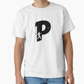 Personalized Baseball Initial P T-Shirt - Graphic Print Men Women - T-Shirt, Sweatshirt, Hoodie