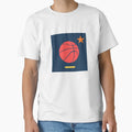 Basketball Star T-Shirt - Minimalist Print Unisex - T-Shirt, Sweatshirt, Hoodie