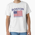 Boston Msaeachubaets T-Shirt - Trendy Graphic for Adults - T-Shirt, Sweatshirt, Hoodie