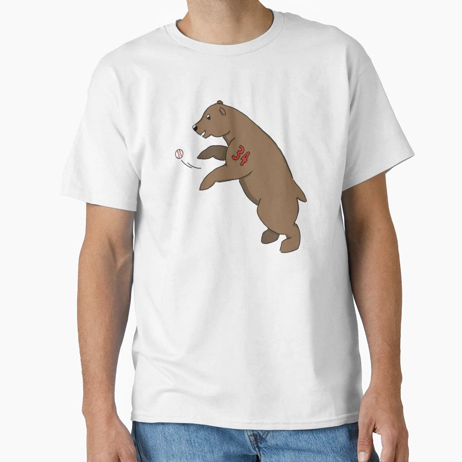 Cubs 34 T-Shirt - Minimalist Print for Adults - T-Shirt, Sweatshirt, Hoodie