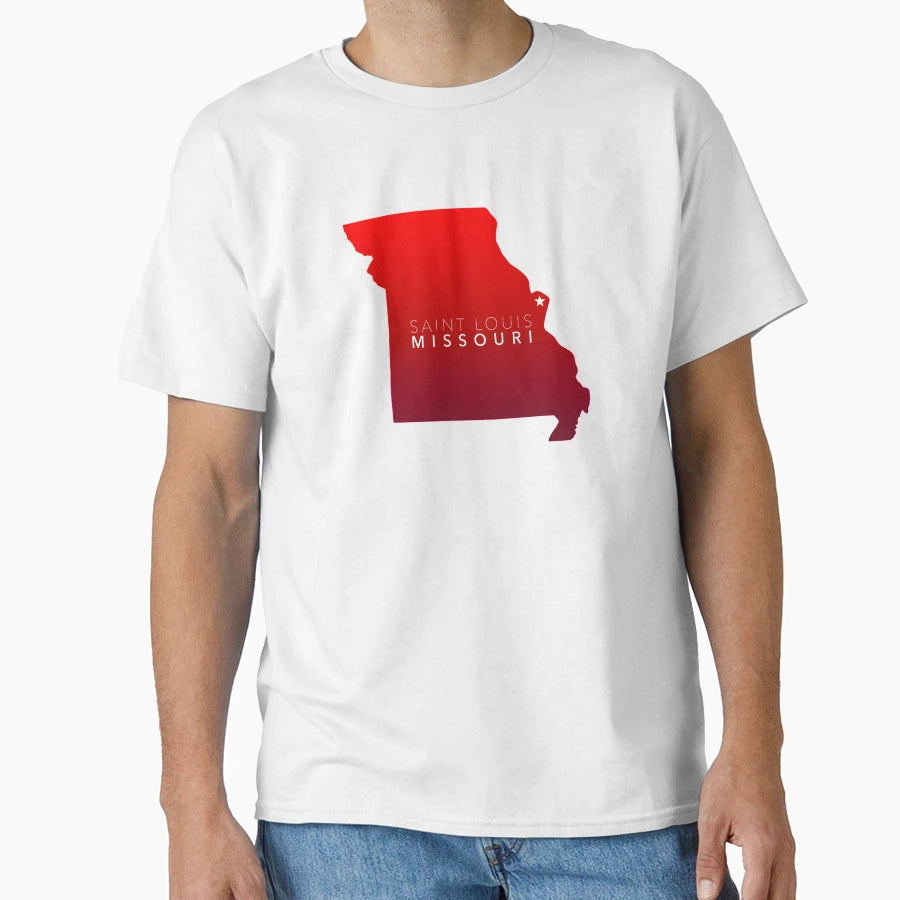 Saint Louis Missouri T-Shirt - Graphic Print for Adults - T-Shirt, Sweatshirt, Hoodie