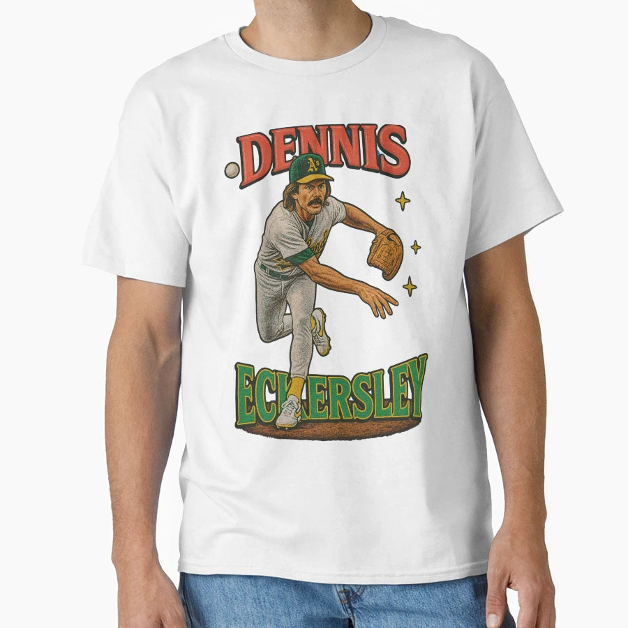 Dennis Eckersley 90S Bootleg T-Shirt - Minimalist Print Men Women - T-Shirt, Sweatshirt, Hoodie