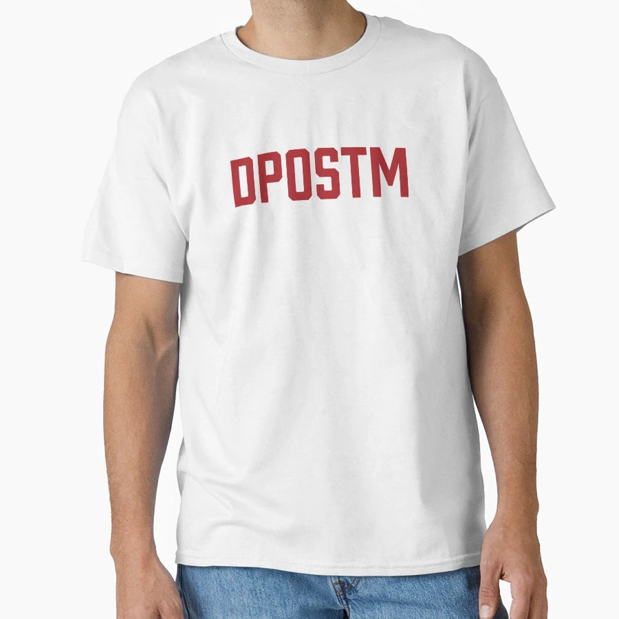 Dpostm Red Logo T-Shirt - Streetwear Style for Adults - T-Shirt, Sweatshirt, Hoodie