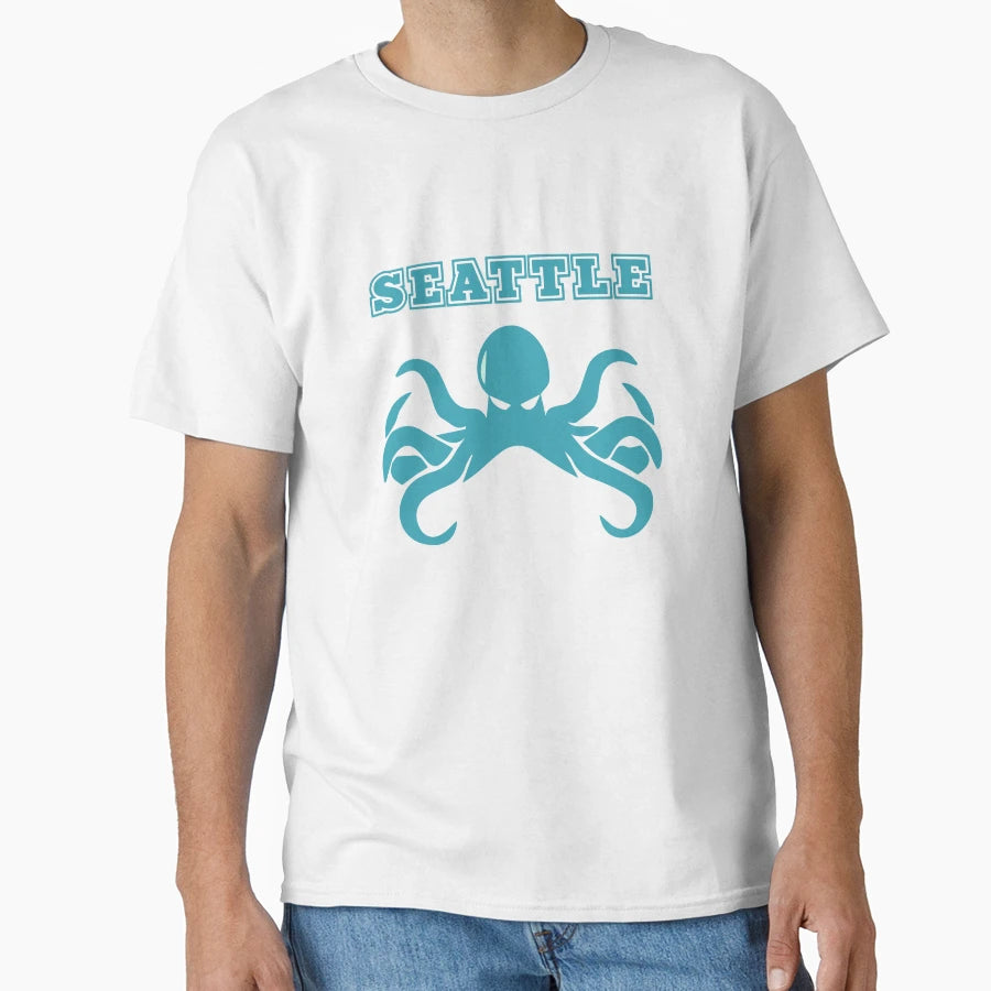 Kraken Seattle Fans High Quality Artwork T-Shirt - Aesthetic Graphic Unisex - T-Shirt, Sweatshirt, Hoodie