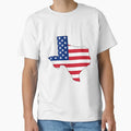 Texas Usa T-Shirt - Trendy Graphic Unisex - T-Shirt, Sweatshirt, Hoodie