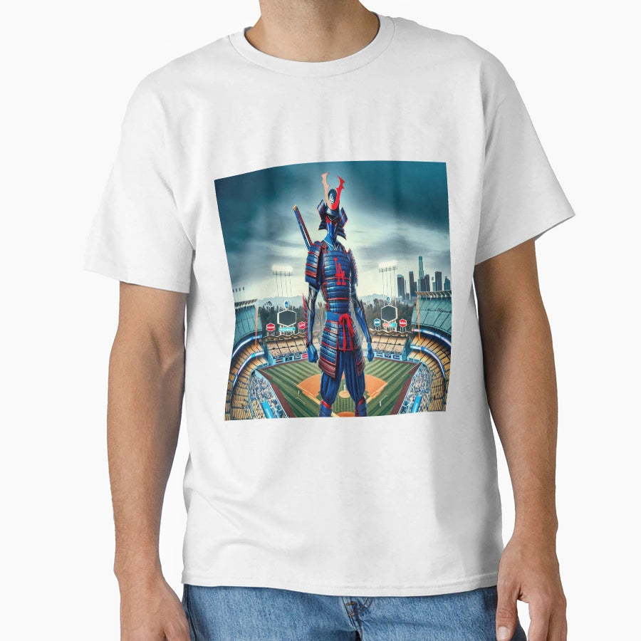 Samurai Baseball Superhero Lad T-Shirt - Minimalist Print for Adults - T-Shirt, Sweatshirt, Hoodie