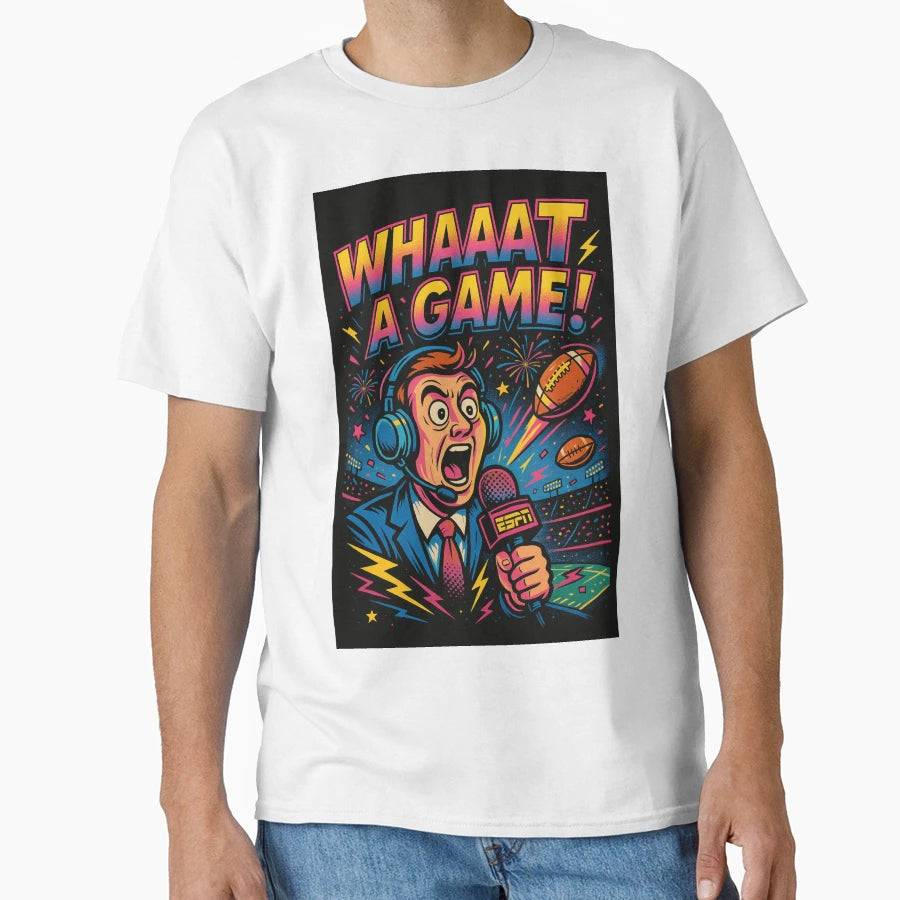 Tribute To Mike Patrick Espn Mayhem T-Shirt - Streetwear Style Unisex - T-Shirt, Sweatshirt, Hoodie