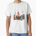 San Francisco T-Shirt - Minimalist Print for Adults - T-Shirt, Sweatshirt, Hoodie