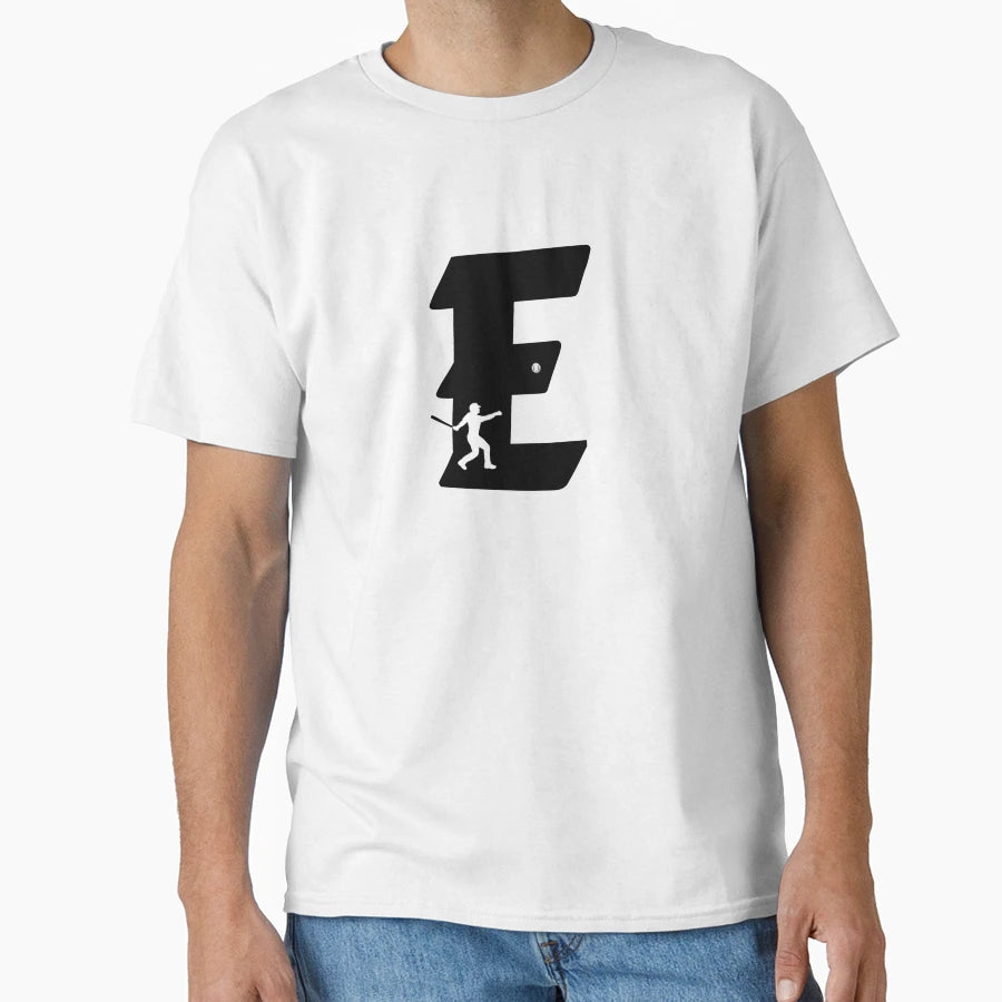 Personalized Baseball Initial E T-Shirt - Graphic Print for Adults - T-Shirt, Sweatshirt, Hoodie