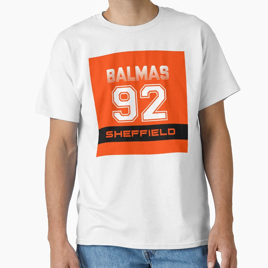 Sheffield Steelers Ice Hockey 92 Balmas T-Shirt - Custom Art Print Unisex - T-Shirt, Sweatshirt, Hoodie