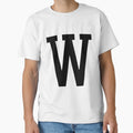 Letter W T-Shirt - Aesthetic Graphic Men Women - T-Shirt, Sweatshirt, Hoodie