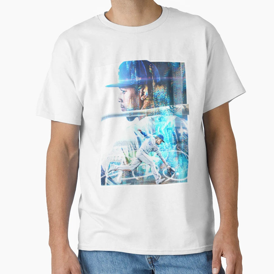Adalberto Mondesi Kansas City Sports Art T-Shirt - Graphic Print for Adults - T-Shirt, Sweatshirt, Hoodie