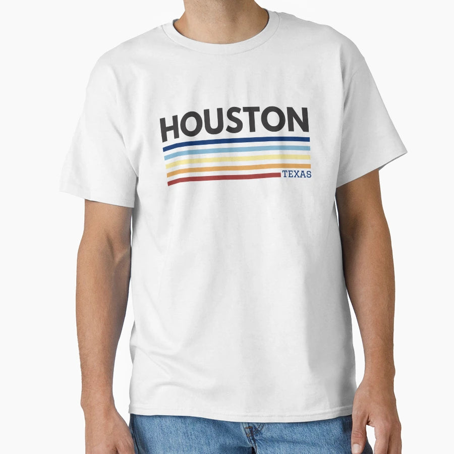 Houston Texas T-Shirt - Minimalist Print Unisex - T-Shirt, Sweatshirt, Hoodie